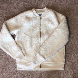 Sherpa bomber jacket